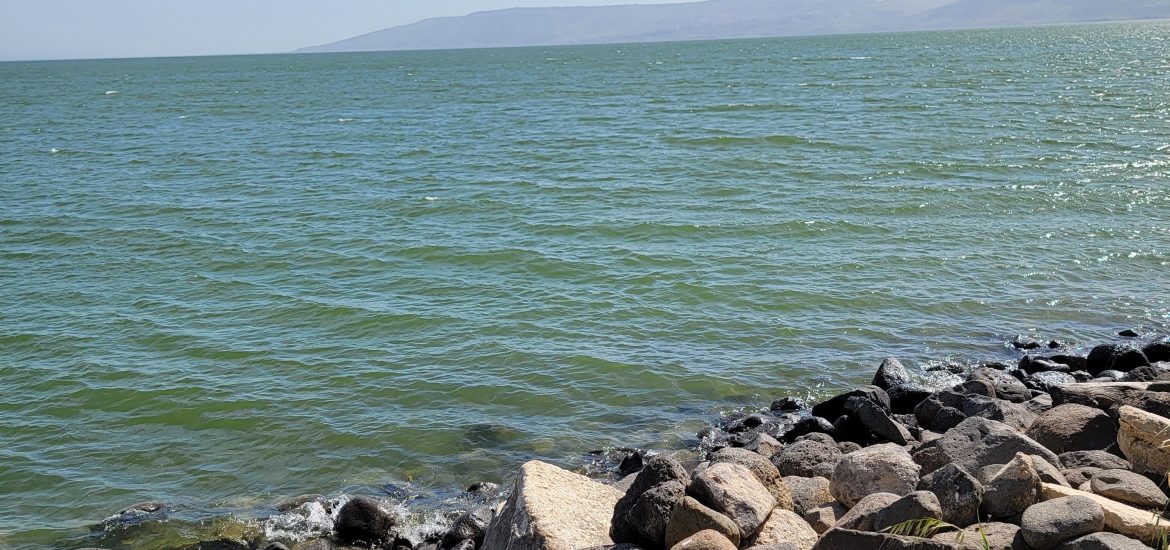 Sea of Galilee by view of Capernaum