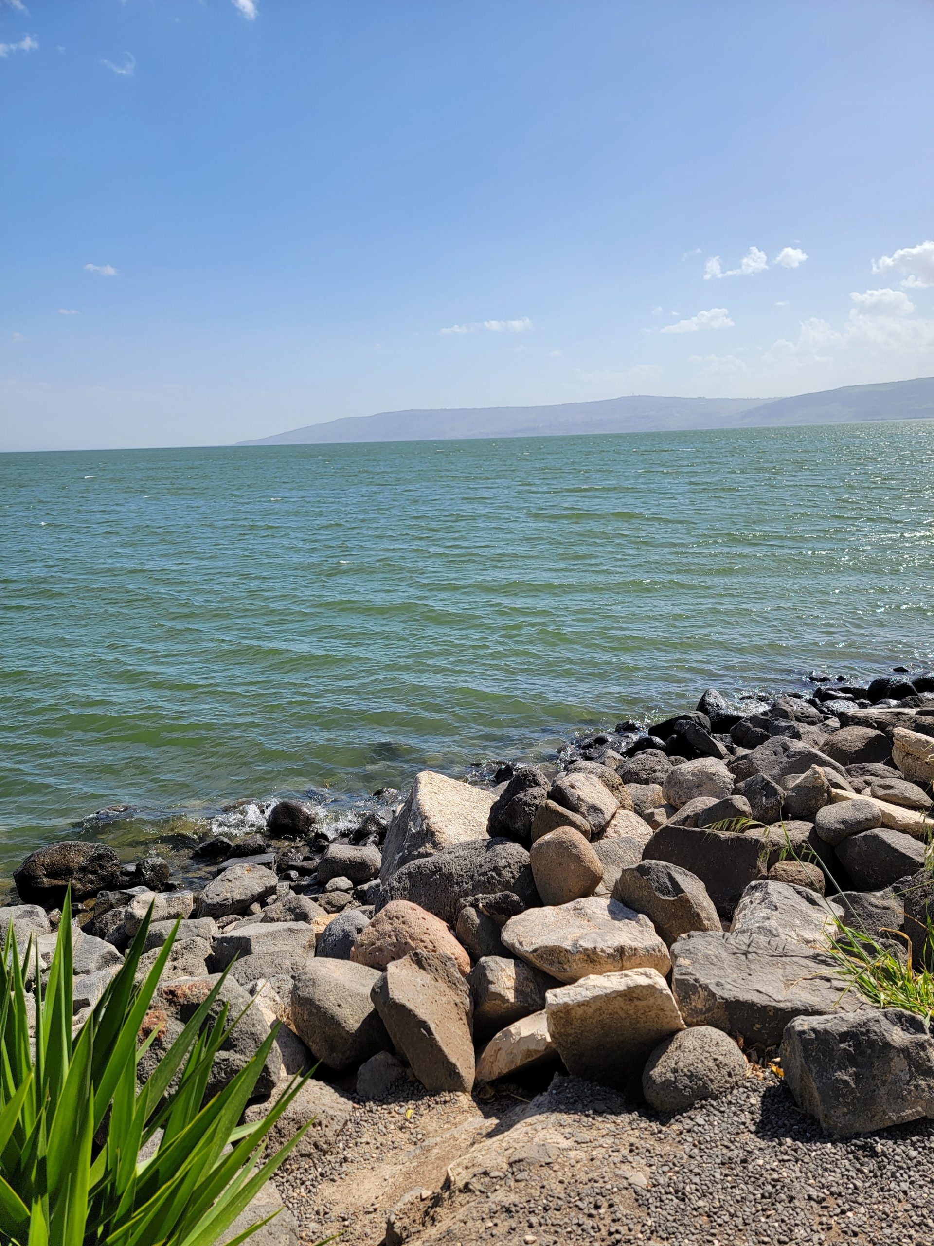 Sea of Galilee by view of Capernaum